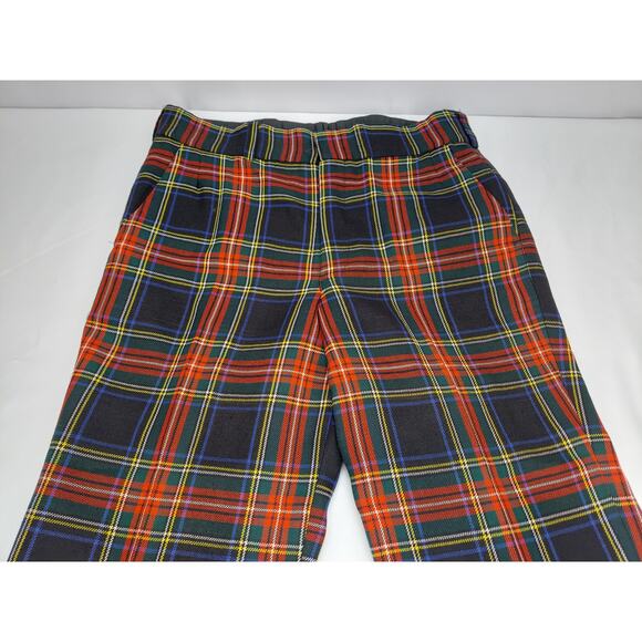 Vintage The Scotch House Tartan Plaid Wool Straight Leg Pants Mens 32x30 - Picture 8 of 12